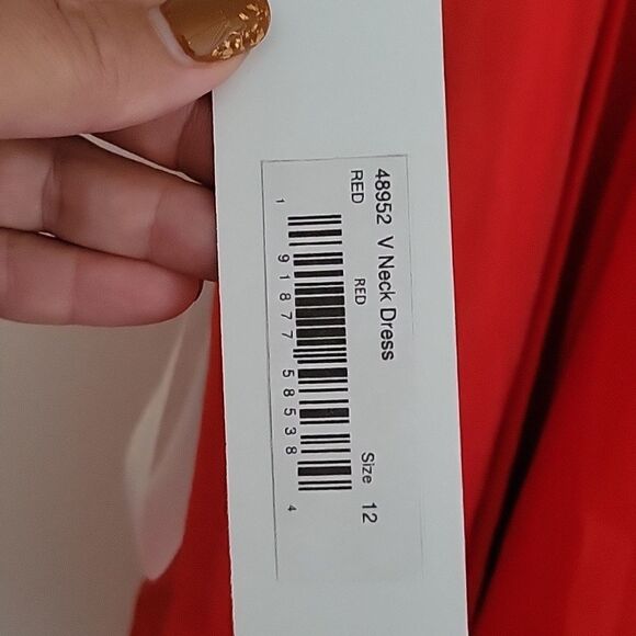 NWT cocktail dress Rosette Pintucked Fit-&-Flare Dress - Picture 10 of 13